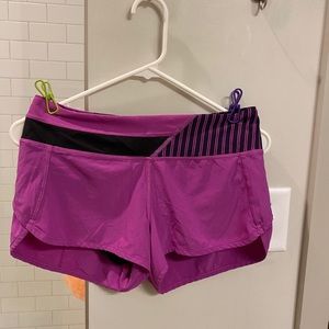 Lululemon speed shorts